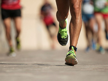 Jogger auf der Straße
