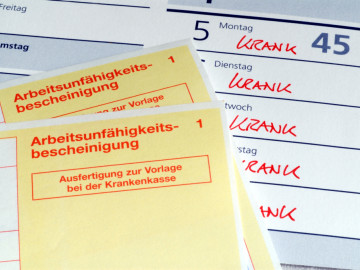 Arbeitsunfähigkeitsbescheinigung