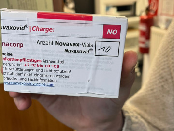 Novavax-Impfstoff in Berlin