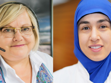 Julia Pflegel (links) und Gülcan Ergül (rechts)
