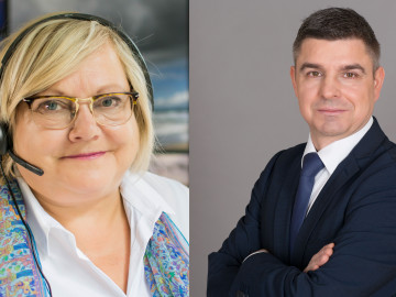 Julia Pflegel und  Andreas May