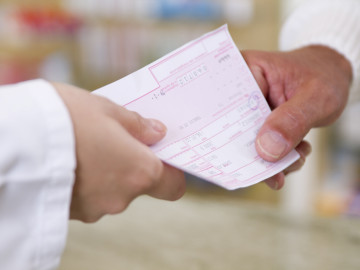 Rezept in der Apotheke