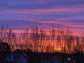Sonnenaufgang in Oldenburg