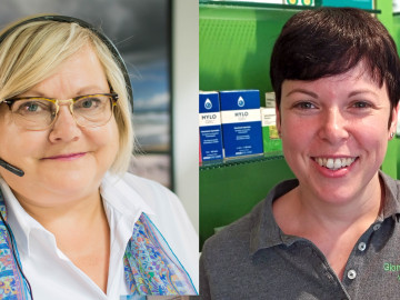 Julia Pflegel (links) und Veronika Wagner (rechts)