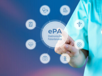 ePA für alle: Digitale Symbole und Arzt