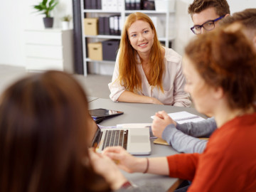 Gruppe Menschen im Büro