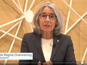 Gabriele Regina Overwiening im ABDA-Livetalk