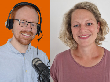 PTA Verena Spitzer und Onlineredakteur Christoph Niekamp