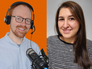 PKA Nurten Kartal (rechts) und Onlineredakteur Christoph Niekamp (links)