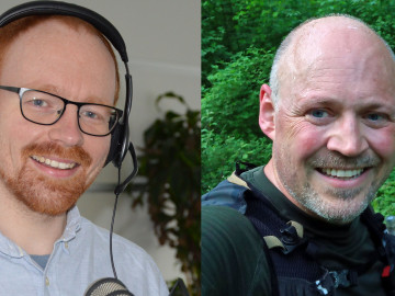 Apotheker Christoph Kaiser (rechts) und Onlineredakteur Christoph Niekamp (links)
