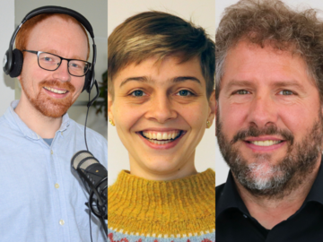 Von links nach rechts: Onlineredakteur Christoph Niekamp, Apothekerin Kathy Hauschild, Pressesprecher Dr. Markus Bremers