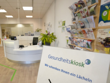 Blick in den Gesundheitskiosk im Stadtteil Billstedt