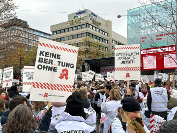 Protest in Stuttgart 22.11.23