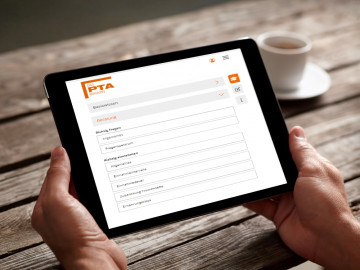 PTA macht eTraining von DAS PTA MAGAZIN auf dem Tablet