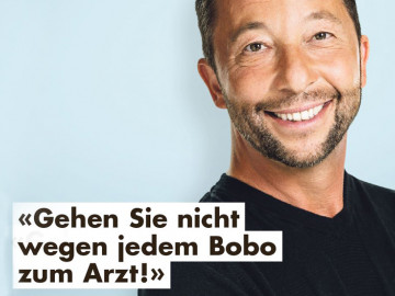 Plakataktion im Schweizer Kanton Luzern mit DJ Bobo.
