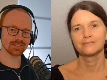 PTA Sandra Grundmann und Redakteur Christoph Niekamp
