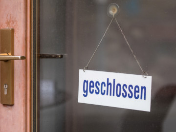 Geschlossen Schild