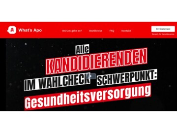 Screenshot der Website www.whatisapo.de.