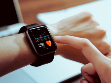 Smartwatch mit Gesundheitsapp