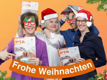Die Redaktion von DAS PTA MAGAZIN (v. li. n. re.): Stefanie Fastnacht, Julia Pflegel, Christoph Niekamp, Kirsten Bechtold