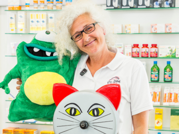 PTA Nicole Dargel arbeitet in der Kidz  Offizin der Ruhr-Apotheke in Herne und berät Eltern zur Gesundheit ihrer Kinder.