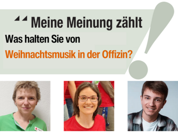 Weihnachtsmusik in der Offizin 
von links nach rechts: Peggy Elze, Bianca Weisgerber, Luca-Florian Strohmer
