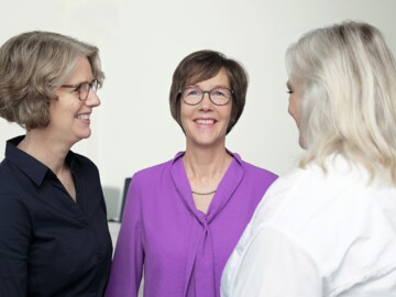 Von links nach rechts: Kirsten Bechtold, Stefanie Fastnacht, Julia Pflegel